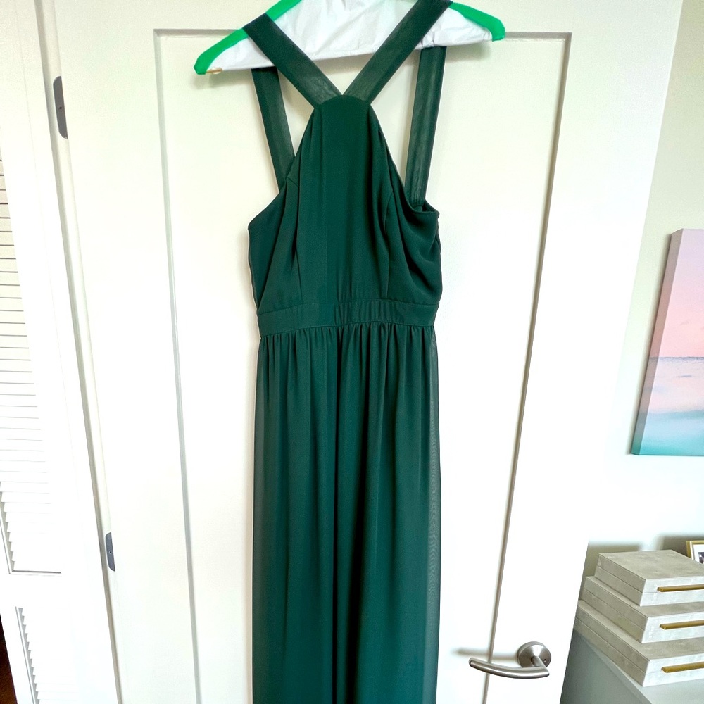 Levkoff - Dark Green Bridesmaid Dress